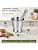96 Pieces Aluminium Mortar and Pestle Sets (Lightweight Manual Grinder for Herbs – Spices – Garlic and Seeds – Silver)