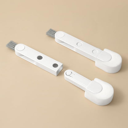 Foldable Cup & Bottle Cleaning Brush – White & Grey - Single Pack