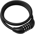 96 Pieces Wire Lock Black - Flexible Steel Cable Locks for Bike (Scooter – Luggage – Travel & Gates - Portable Anti-Theft Security Lock)