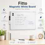 96 Pieces Magnetic Whiteboards (30 x 20 cm Reusable Dry-Erase Board with Marker and 2 Magnets for Home – School and Office)