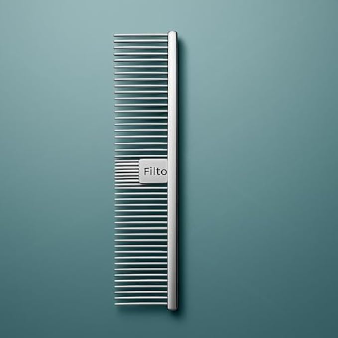 Pet Grooming Comb Long 19x4cm No Handle Stainless Steel Fur Deshedding Dematting Comb for Dogs Cats
