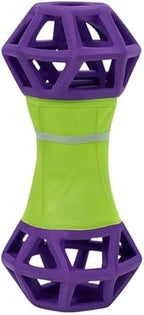 96 Pieces Purple Pet Toys (18x7cm - Chew & Fetch Toy for Dogs & Cats – Rubber Interactive Squeaky Toy for Small/Medium Dogs and Puppies)