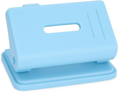 1 Piece Hole Punch, Sky Blue - Office Stationery Tool