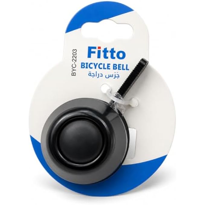144 Pieces Bicycle Bells (Loud Clear Ring Bike Handlebar Bell with Thumb Press Lever – Compact Lightweight Easy-Install Cycling Safety Bell – Black)