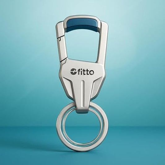 Key Holder 9.2x3 cm Compact Key Organizer Rack Hook Keychain Clip for Home Office Car