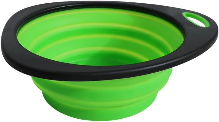 120 Pieces Cat & Dog Foldable Travel Bowls (Portable Food & Water Dish – Pack of 3 – Assorted Colors)
