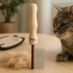 120 Pieces Wooden Handle Pet Combs (17 x 5 cm - Dog & Cat Grooming Comb for Tangles – Flea & Lice Removal)