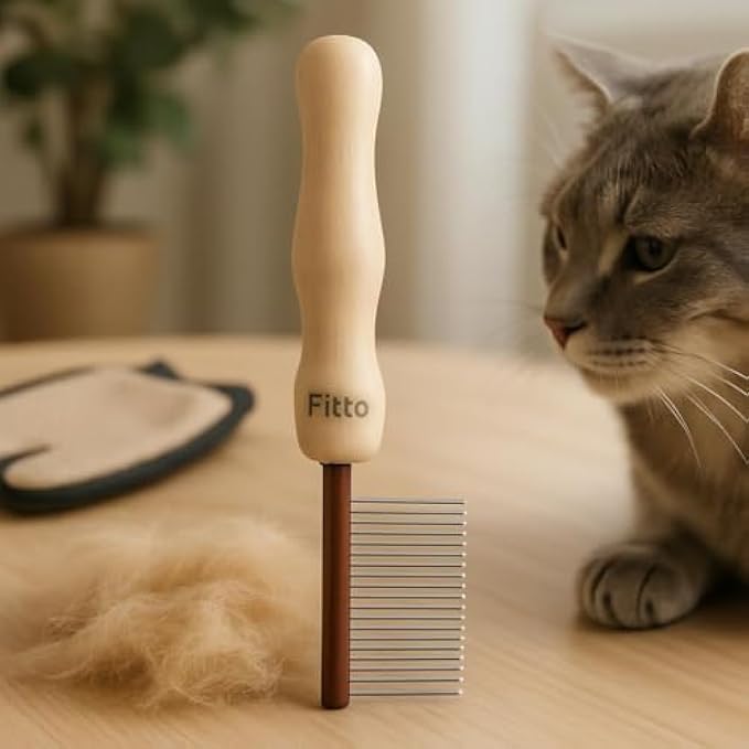 120 Pieces Wooden Handle Pet Combs (17 x 5 cm - Dog & Cat Grooming Comb for Tangles – Flea & Lice Removal)
