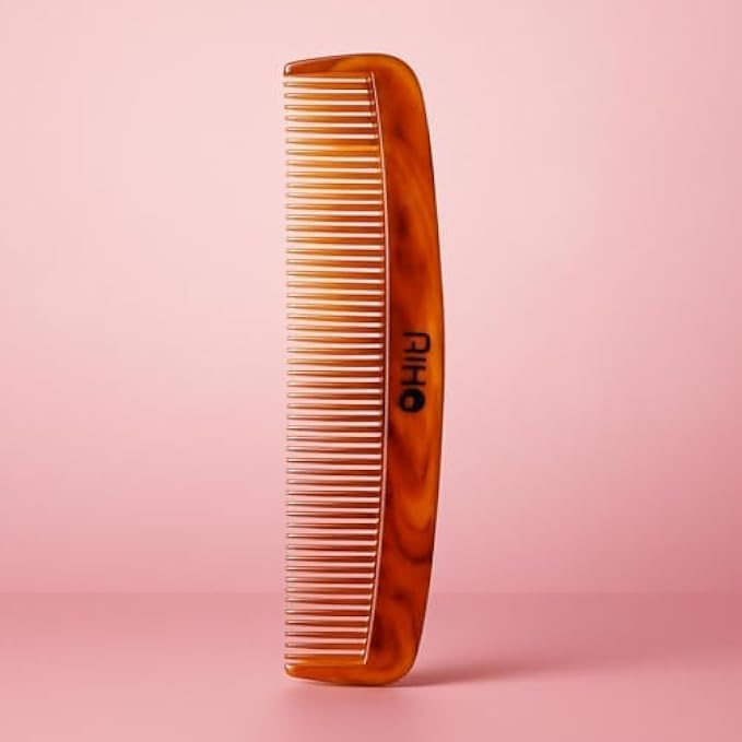 120 Pieces Brown Plastic Hair Combs (22cm – Rounded Teeth Detangling Comb for Men & Women – Anti-Static Styling Grooming)