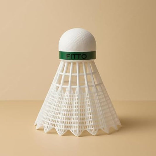 6 pcs Plastic Shuttlecock Can White - 6 Pack Badminton Shuttlecocks Training Birdies