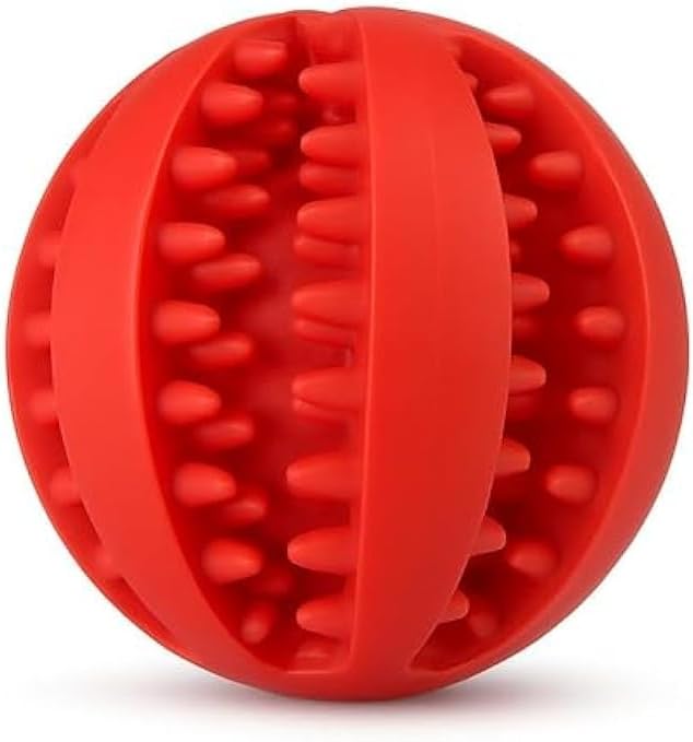 120 Pieces Red Pet Toy Balls (6x6cm - Dog & Cat Play Ball for Fetch – Chew & Interactive Indoor/Outdoor Puppy Small Dog Ball)