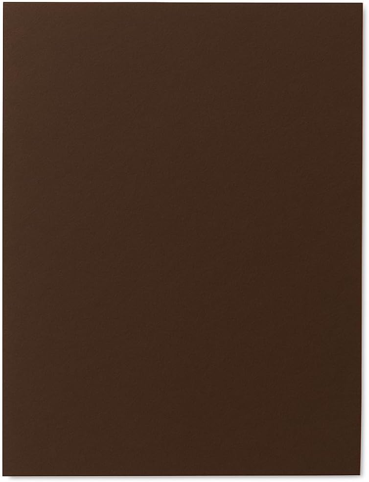 96 Pieces A4 Size Dark Brown Chart Papers for Crafting and Projects