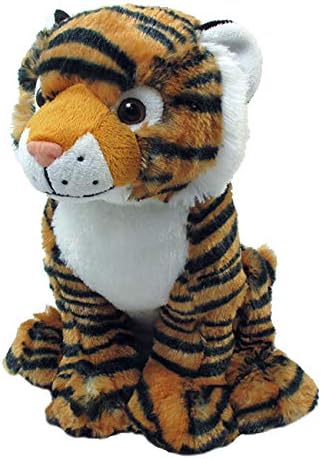 Fitto Tiger Sitting Plush Toy - 30cm, Soft & Cuddly Stuffed Animal, Perfect for Kids, Ideal Gift for Babies and Toddlers, High-Quality Plush, Adorable & Durable Lion Stuffed Toy