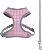 96 Pieces Dog Harness and Lead Set Size Ls (29.5x22 cm Adjustable Padded Vest Harness with Matching Leash for Pets)