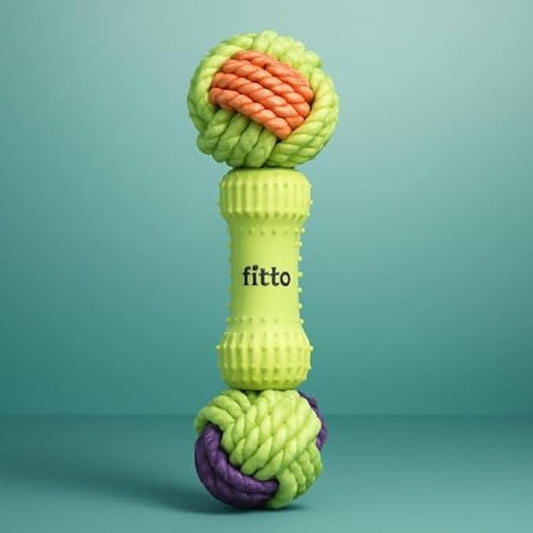 Dog Rope Toy 24x6.5cm - Assorted Color Durable Chew Tug Toy for Small Medium Dogs Puppies - Fetch, Dental Clean, Interactive Pet Toy