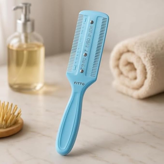 120 Pieces Hair Thinning Comb Blue - Professional Thinning Combs for Men & Women (Barber Texturizing Comb for Haircut & Styling)