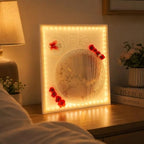72 Pieces LED Photo Frames with Warm Ambient Lights (Decorative Tabletop Picture Frame for Wedding – Anniversary and Home Display – White)