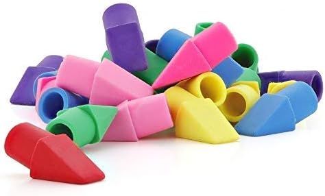 25 Piece Assorted Erasers, Colorful Shapes for School, Office & Stationery
