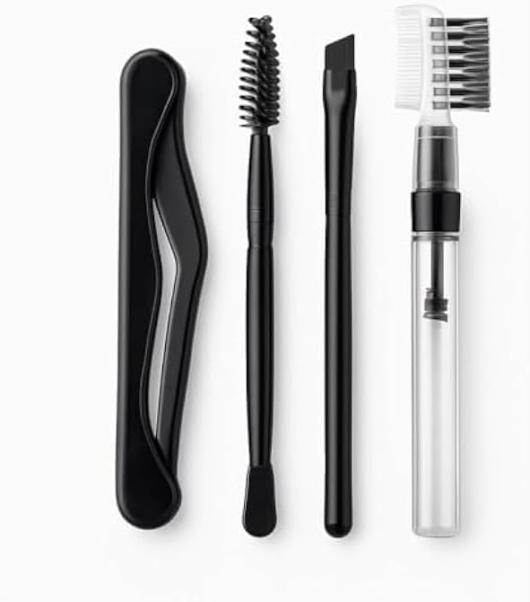 96 Pieces Eyebrow Grooming Sets (Tweezers – Scissors – Spoolie Brush – Razor & Comb for Shaping – Trimming & Facial Hair Removal)