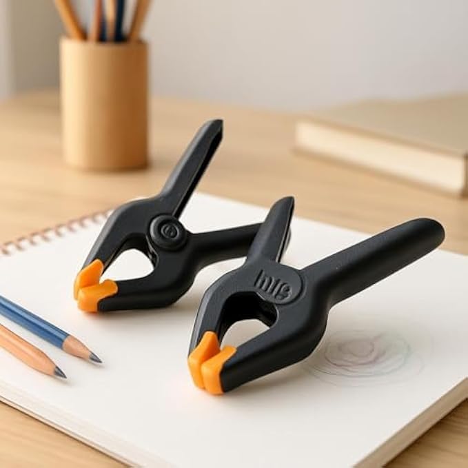 4 Inch Plastic A-Shaped Clips Pack of 2 - 4 Inch Clothes Pegs Laundry Clips Multi-Purpose Bag Sealing Clips