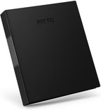 96 Pieces 4 Hole Binder Folder A4s (34x25cm Black Office Document Organizer)