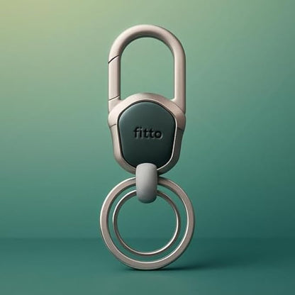 Key Holder 8.2x3 cm - Compact Key Case Key Organizer Keychain Keyring Key Pouch for Men Women