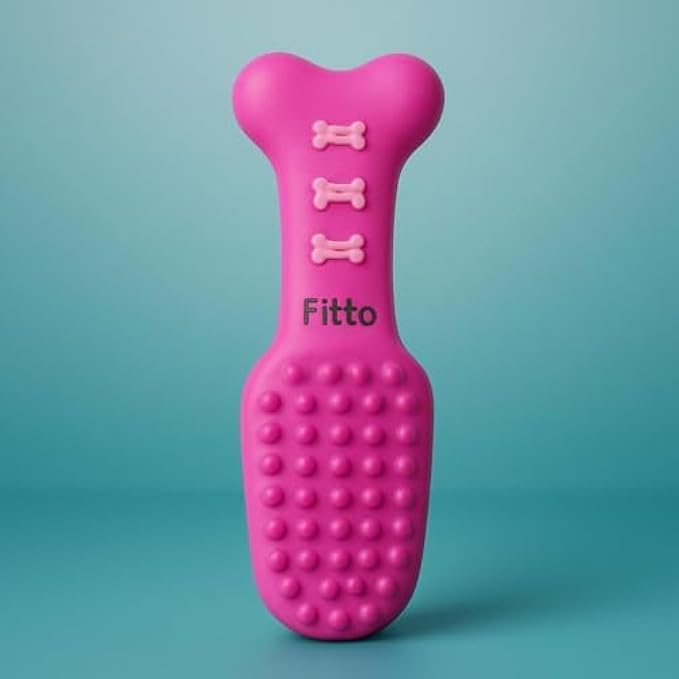 144 Pieces Dog Bone Toy Pink - Chew & Fetch Toys for Puppies & Small Dogs (16.2 x 4.3 cm – Interactive Pet Chew Bone)