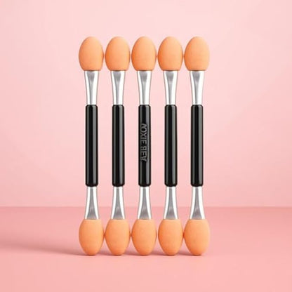 Eyeshadow Applicators Pack of 6 Orange Foam Eyeshadow Sponge Applicator for Eye Shadow Makeup