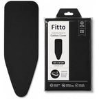72 Pieces Ironing Board Covers (Full Black Cotton Cover with Elastic Fastener for Smooth Ironing Surface)