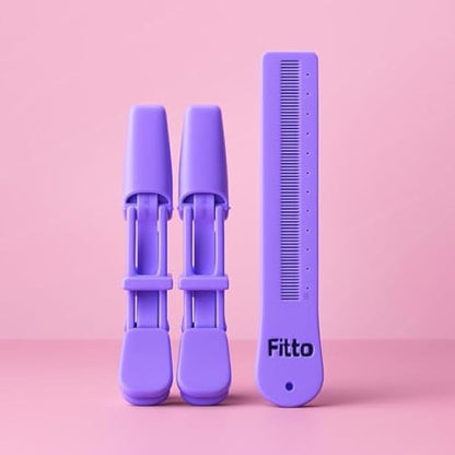 Purple Hair Styling Clip Set - Alligator Sectioning Hair Clips for Salon & Home Hairdressing, Styling, Sectioning