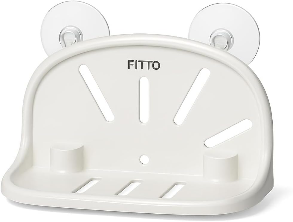 Wall Attachable Shower Shelf 17x10CM – Space-Saving Bathroom Organizer for Towels & Toiletries