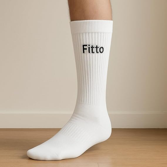 96 Pieces Anti-Slip Football Socks for Kids - White