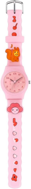 120 Pieces Analog Cartoon 3D Castle Princess Wrist Watches (Pink)