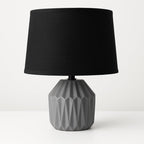 96 Pieces Black Ceramic Table Lamps with Modern Design for Home and Office Decor