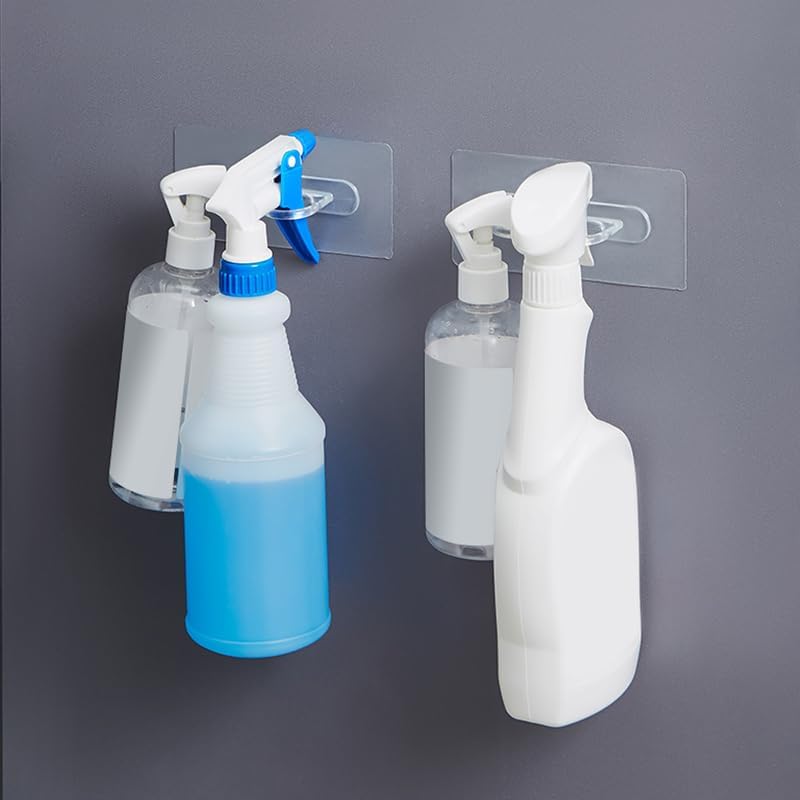 96 Pieces Double Hole Transparent Hooks for Bottles - 6 Pieces