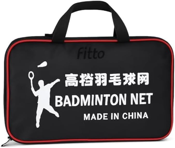 96 Pieces Portable Badminton Nets with Carry Bag - Pack of 1 (White)