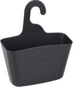 144 Pieces Plastic Hanging Shower Baskets (Black - Durable – Space-Saving Shower Organizer with Easy Installation for Bathroom Storage)