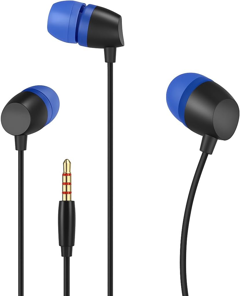 Black Wired in-Earphone Stereophonic Sound With Mic, Built-in Microphone, Bass, 3.5mm Jack, Suitable For All Mobile Phones, Android & Mac Mobiles, Ear Phone, Music