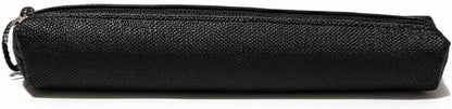 Black Pencil Case 21x3x3cm - Durable, Compact Stationery Organizer