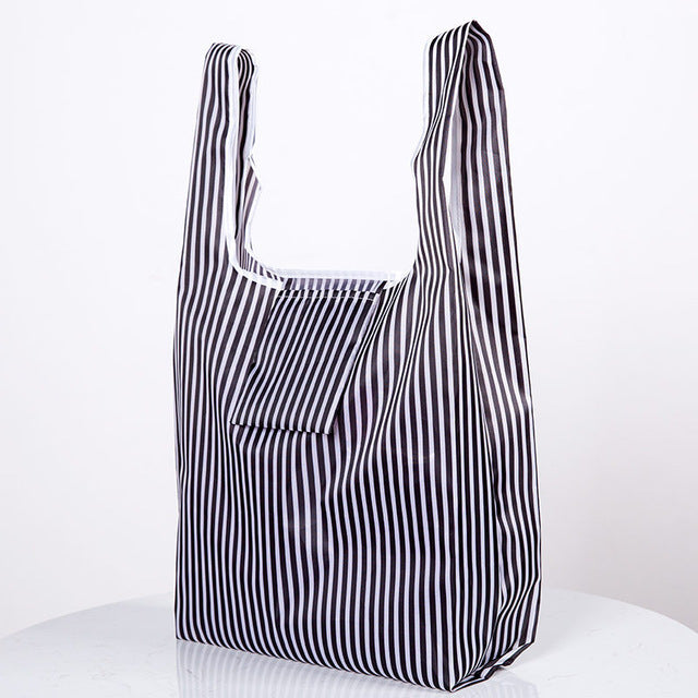 Eco-Friendly Reusable Shopping Bag with Polar Bear Print