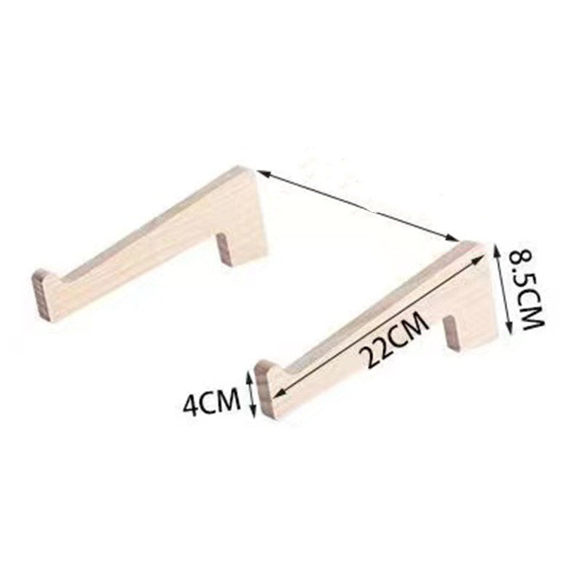 Eco-Friendly Natural Wood Vertical Laptop Stand