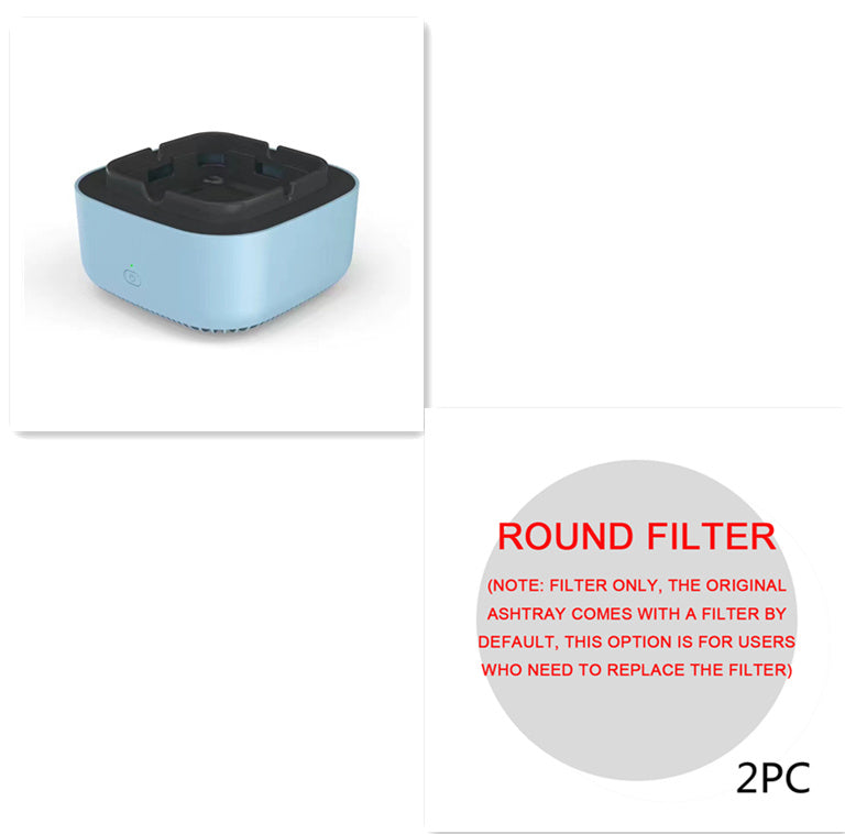 Green Multipurpose Ashtray Air Purifier - Smoke & Odor Reducer