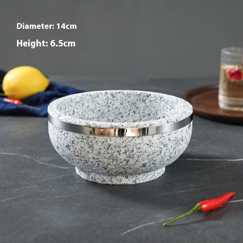 Eco-Friendly Natural Stone Bowl for Kitchen & Bathroom