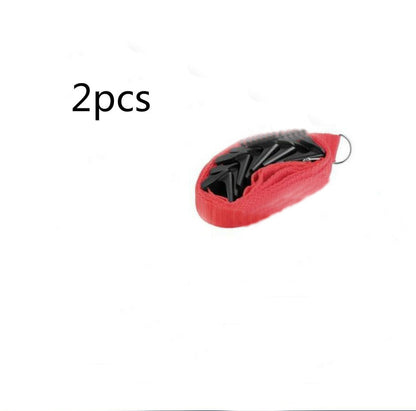 Multi-Color Hanging Straps with Clips for Space-Saving Organization