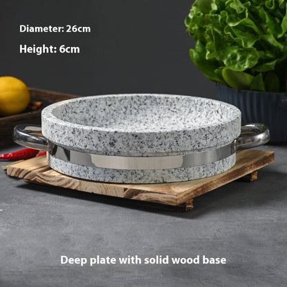 Eco-Friendly Natural Stone Bowl for Kitchen & Bathroom