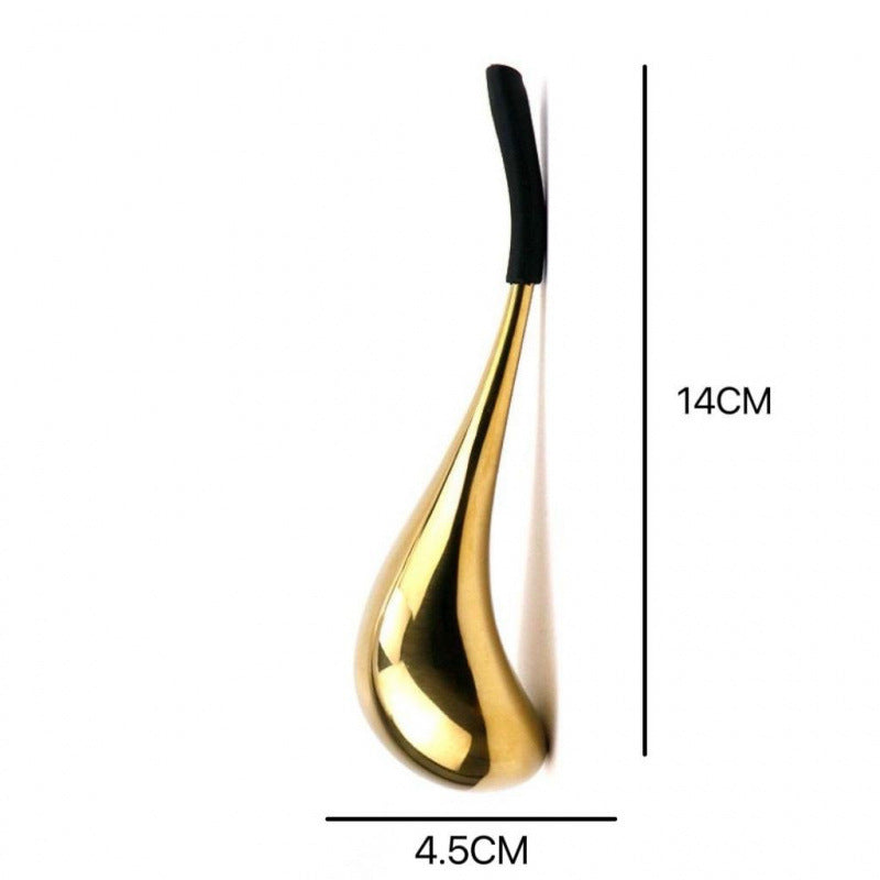 Silver Teardrop Facial Massage Tool for Relaxation and Wellness