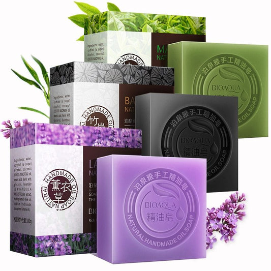Natural Handmade Soap Bars in Eco-Friendly Packaging