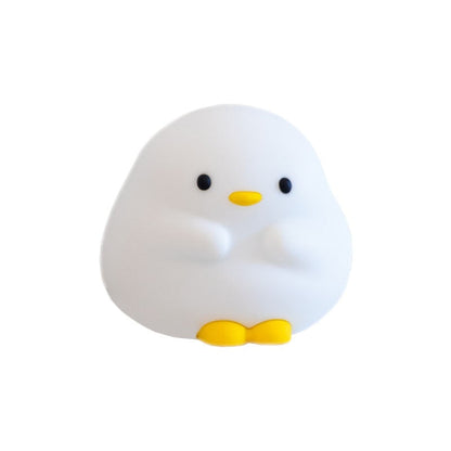Eco-Friendly Duck Night Light - Soft Silicone LED for Kids