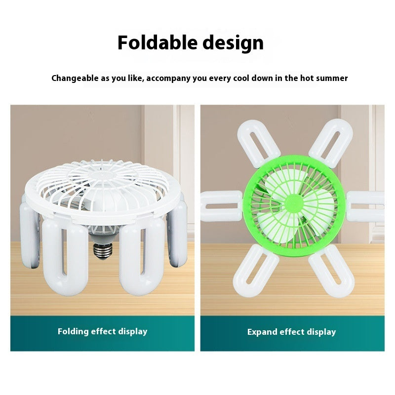 Energy-Efficient LED Ceiling Fan with Air Circulation