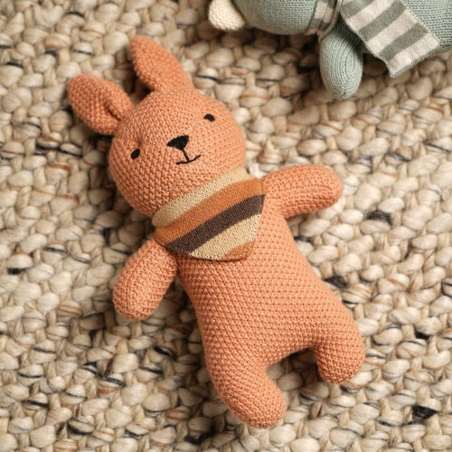 Eco-Friendly Knitted Seahorse Plush Toy - Sustainable Comfort for Kids